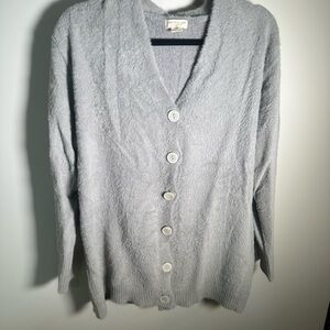 Chic Soul Gray Cardigan 1X
